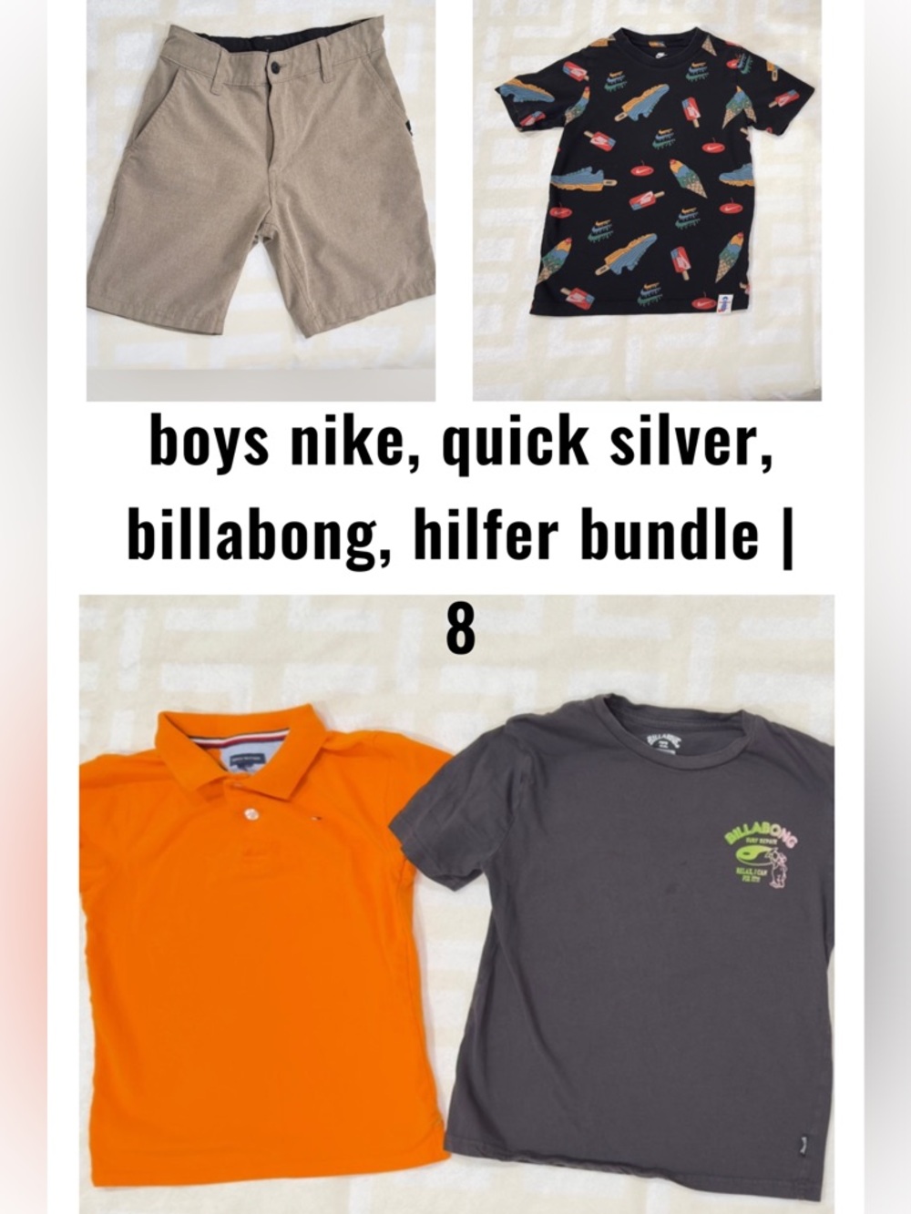 Boys Summer Bundle | SZ 8 | 3 Shorts & 5 Tees